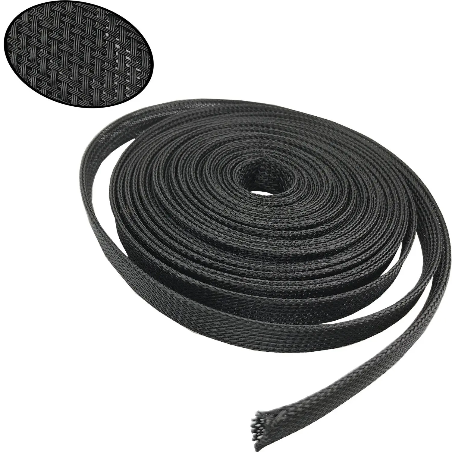 PET Braided Cable Sleeving | Heat-Resistant Wire Protection | 4-25mm Sizes