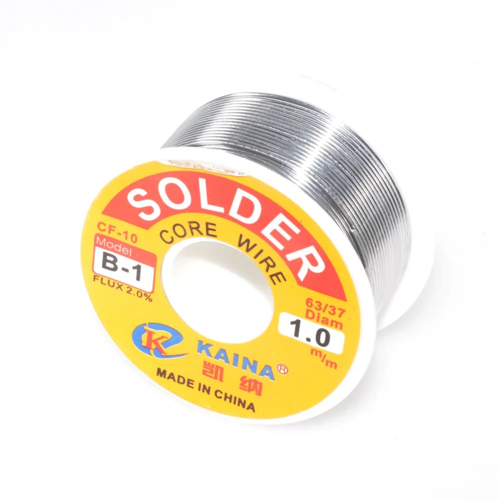 Professional-Grade 63/37 Rosin Core Solder Wire | 2.0% Flux | 0.5mm - 2.0mm Diameters - Thumbnail 3