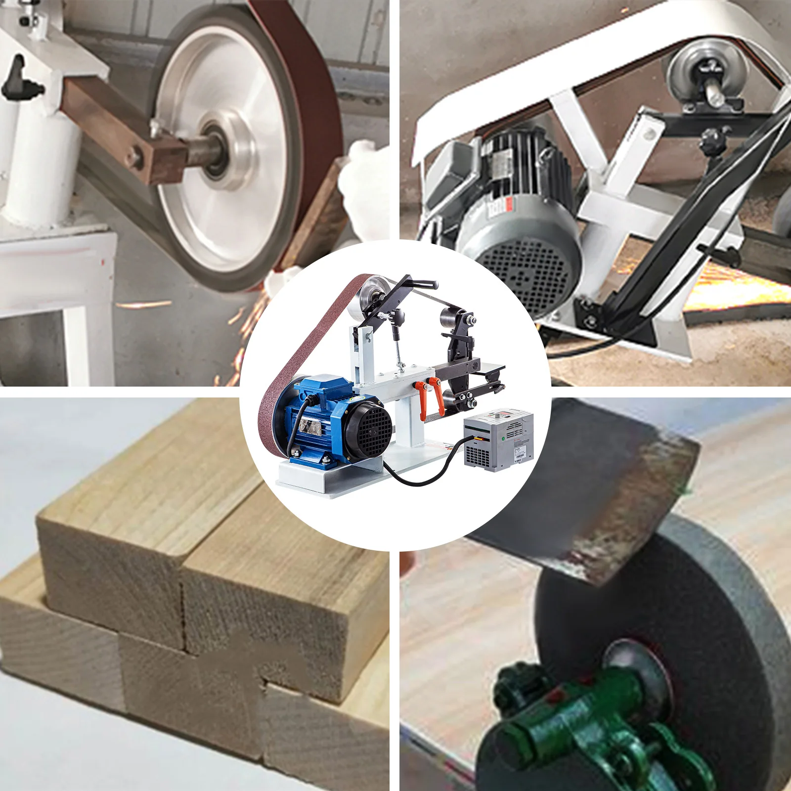 2x82 Inch Belt Grinder | 1.5KW 3-Mode Electric Sander | Tool & Knife Polishing Machine - Thumbnail 3