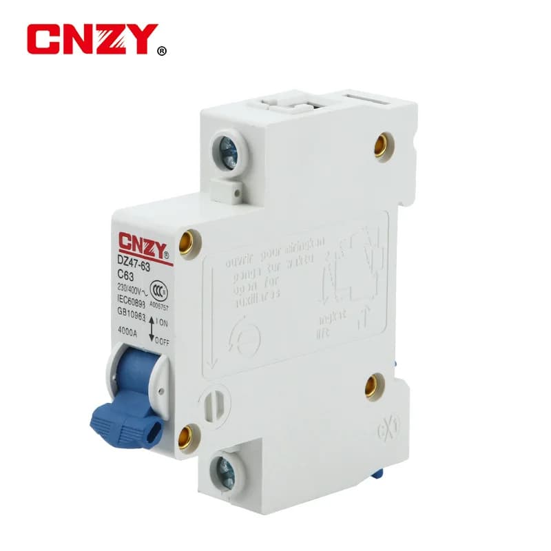 400V DIN Rail Circuit Breaker | 1P 6A-63A MCB | Battery & EV Protection - Thumbnail 5