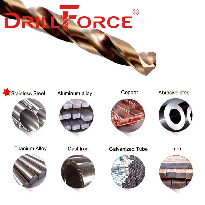 Cobalt Drill Bit Set | 0.5-8.0mm HSS-CO | Professional Twist Bits for Stainless Steel - Thumbnail 3