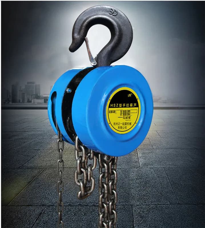 500kg Manual Chain Hoist | Heavy-Duty Lifting Pulley System | 2.5m Cable Hand Control - Thumbnail 3