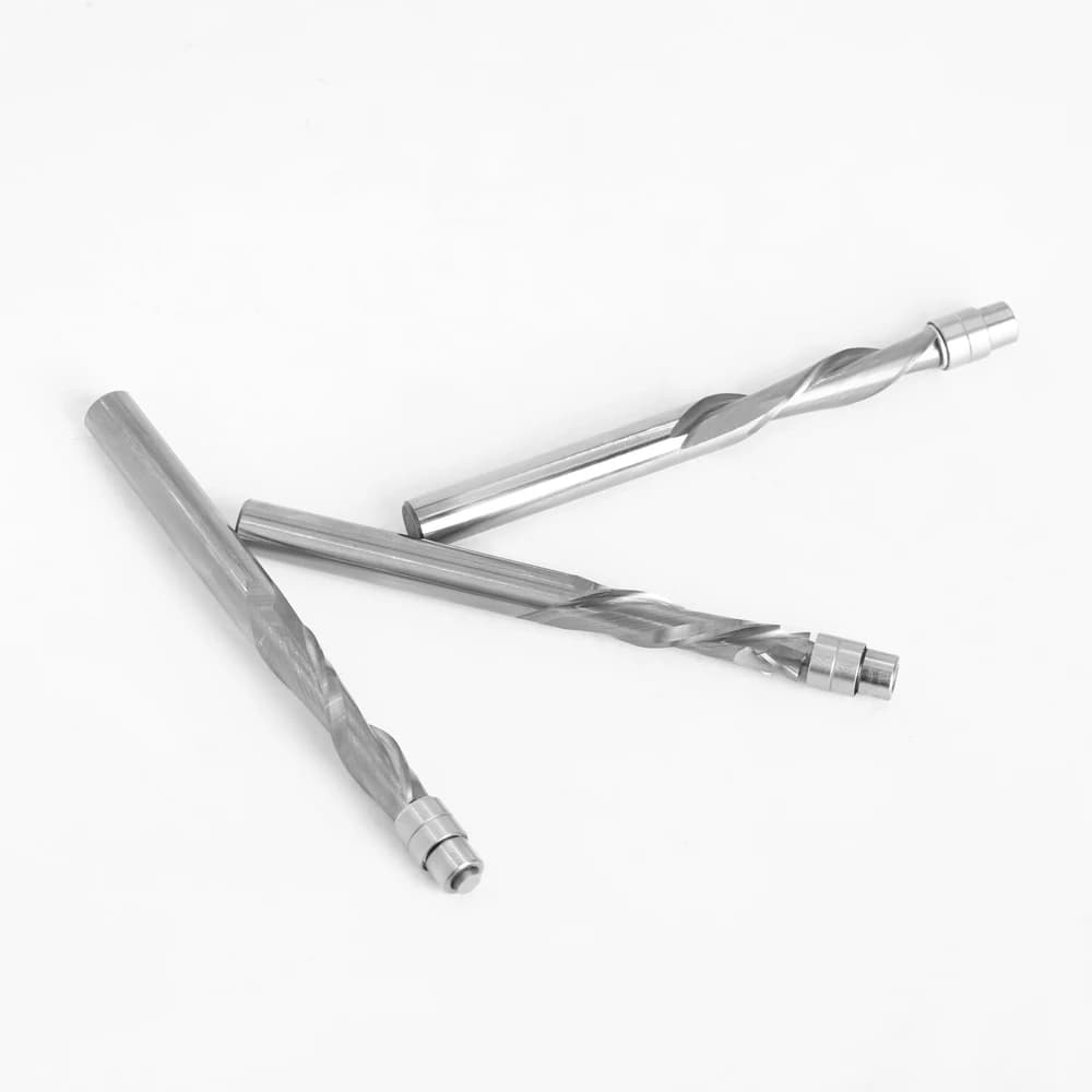 Trim Router Bit | 6mm Carbide Bearing Guide | Two Flute Woodworking End Mill - Thumbnail 5