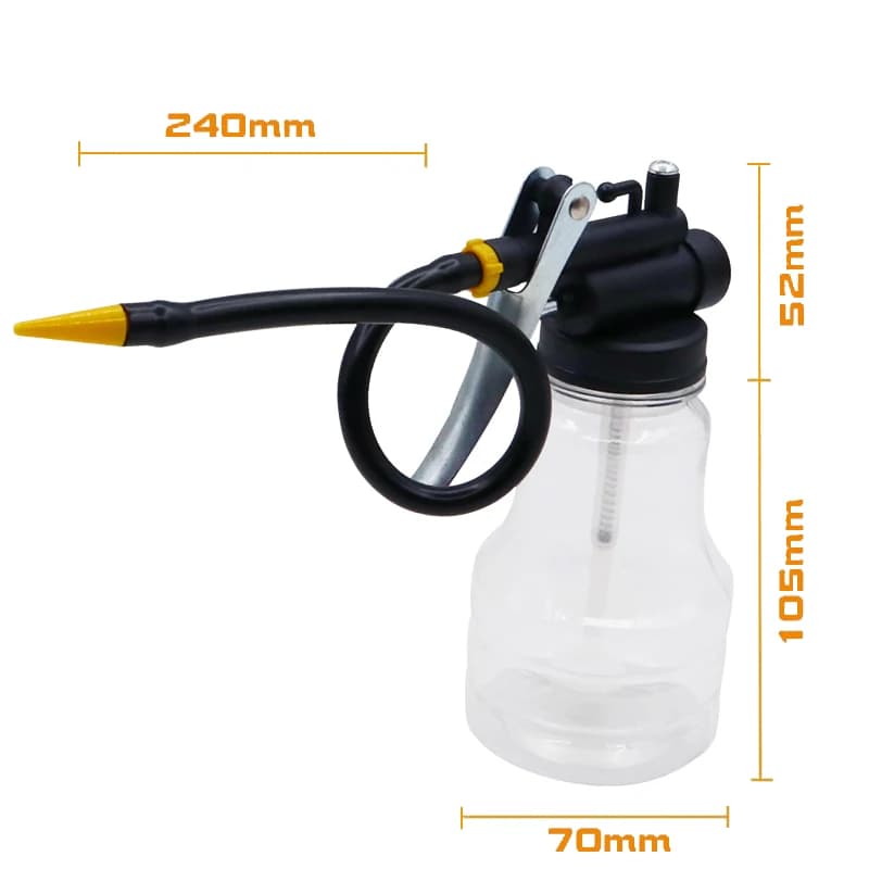 250ml Oil Can & Hose Kit | High-Pressure Grease Gun Accessory | Precision Oiler & Injector - Thumbnail 4