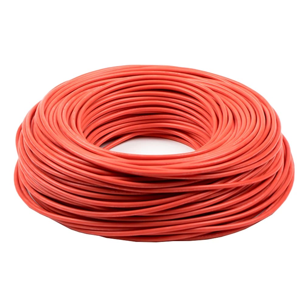 5-meter spool of high-temperature silicone wire in various AWG sizes, featuring flexible UL3239 insulation for DIY electronics projects.