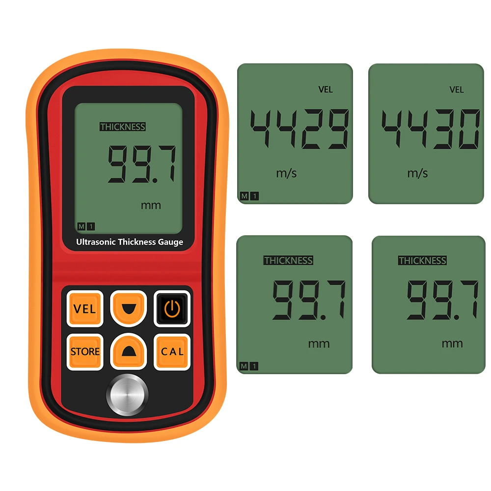 Ultrasonic Thickness Gauge Tester for Metal, Plastic, Glass & Ceramics - Thumbnail 4