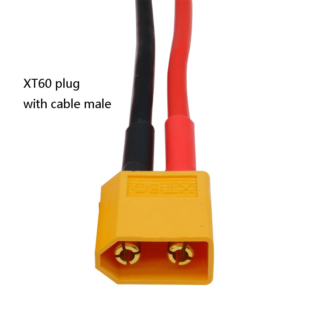 Connector Set | High-Current Bullet Plugs with 14 AWG Silicone Wire | For RC & Drone Battery Systems - Thumbnail 2
