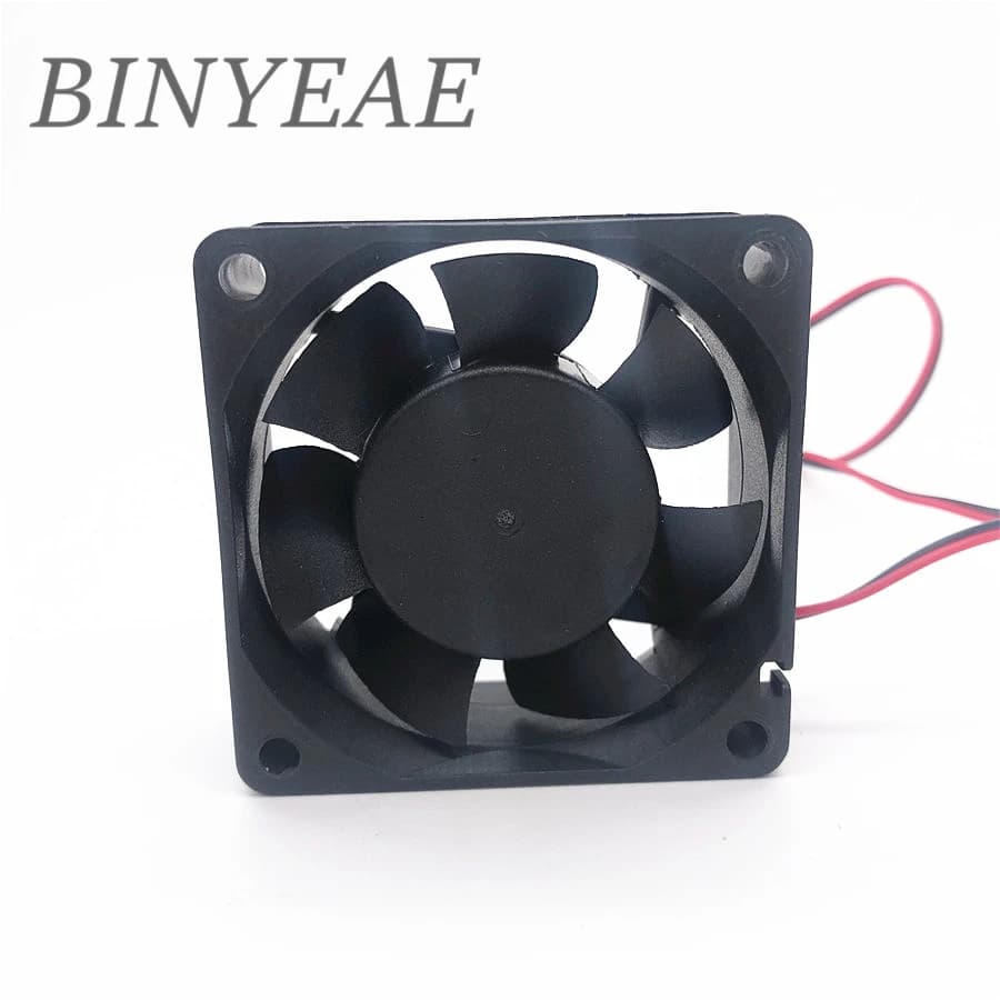 High-Performance 60mm PC Cooling Fan | 6025 Series | 5V/12V/24V DC | 2-Pin Connector - Thumbnail 2