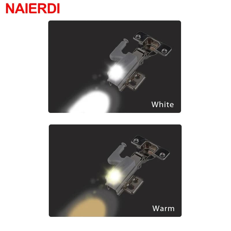 LED Cabinet Light Hinge 4PCS | Automatic Night Light | For Kitchen Wardrobe & Cupboard - Thumbnail 4