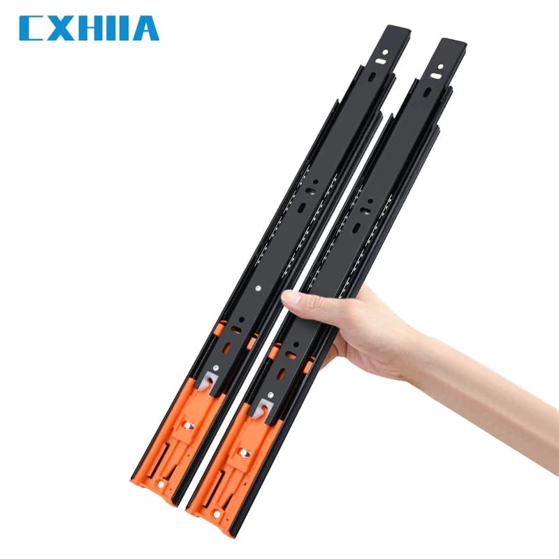 Soft-Close Drawer Slides | 45mm Side Mount | Full Extension | 45kg Load Capacity - Thumbnail 3