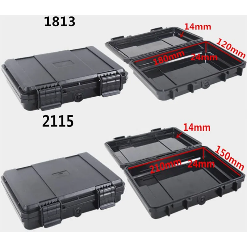 Airtight Toolbox | Waterproof Sealed Safety Case | Lockable with Pre-Cut Foam - Thumbnail 6