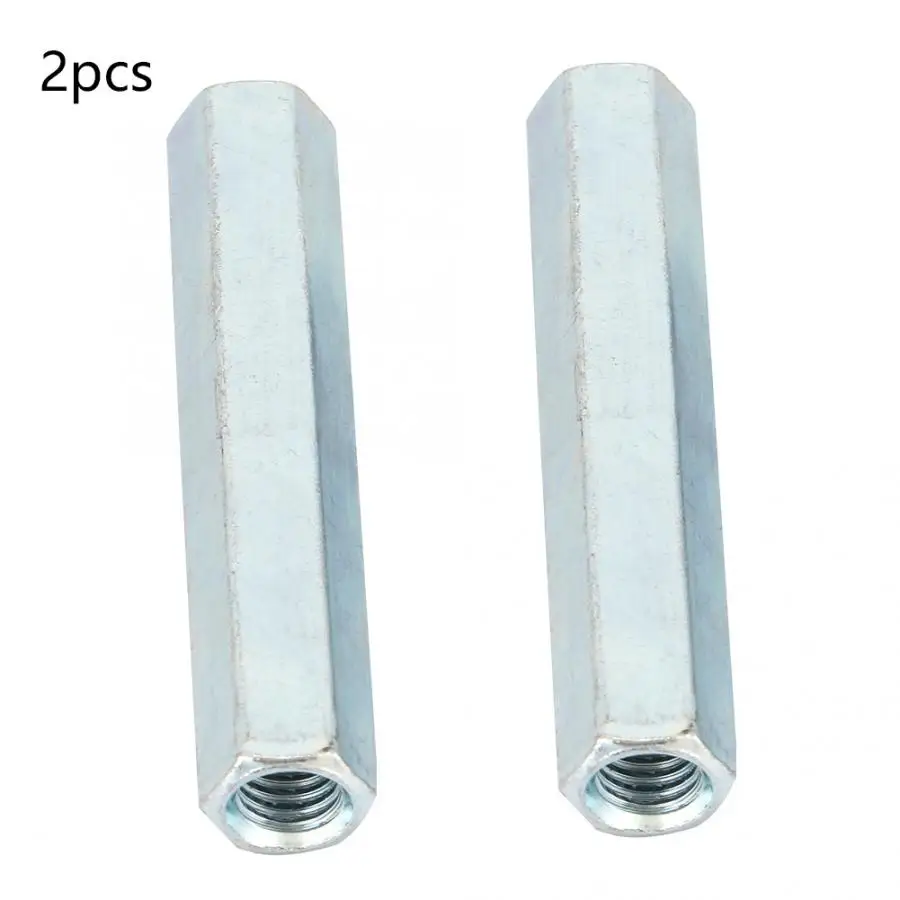 Threaded Rod Coupling | Galvanized Hex Sleeve Nut | 2Pcs Fixed Standoff Fasteners - Thumbnail 2