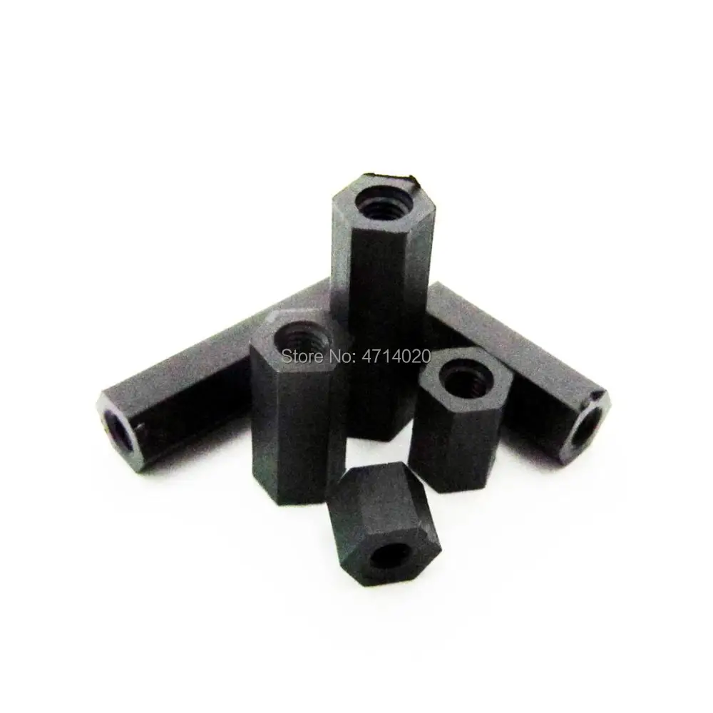 Nylon Standoff Spacers | M2-M4 Phillips Hex Pillar | 50pc Motherboard Mounting Kit - Thumbnail 3