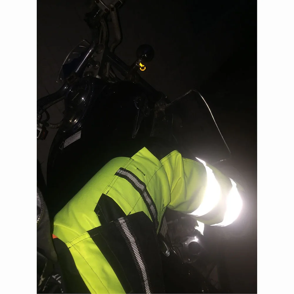 Visibility Work Pants | Reflective Cargo Trousers with Knee Pads | Multi-Pocket - Thumbnail 7