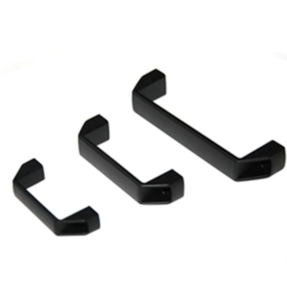 Cabinet Handles | Black & Silver Alloy | 90mm 120mm 180mm DIY & 3D Printer Parts - Thumbnail 2