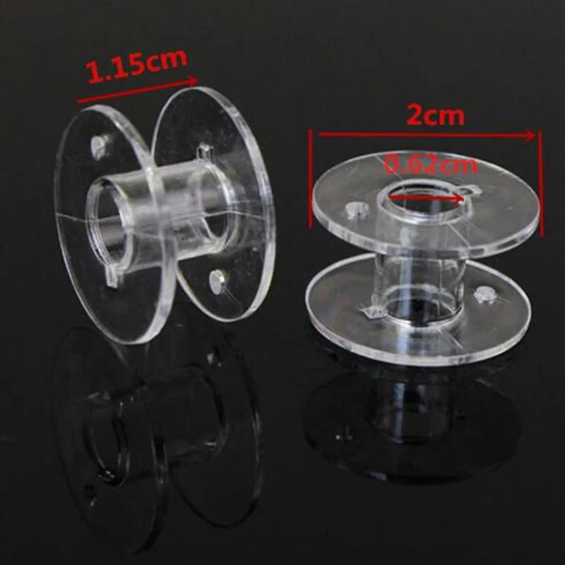 Sewing Machine Bobbins | 25-Piece Clear Spool Set with Storage Box | AA7650 - Thumbnail 4