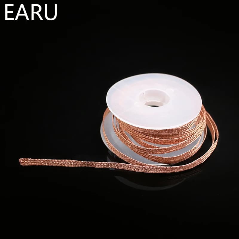 Desoldering Braid | 1mm-4mm Width | 3M Length | Precision Solder Removal Wick for BGA & PCB Repair - Thumbnail 2