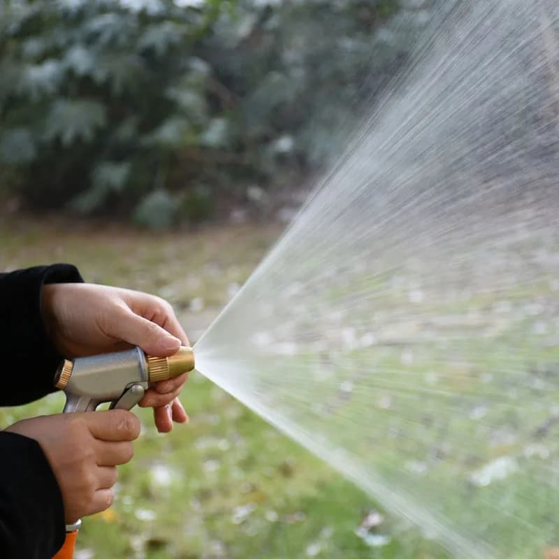 Pressure Water Gun | Multi-Purpose Garden Irrigation Nozzle | Car Washer & Cleaning Tool Spray Sprinkler - Thumbnail 2