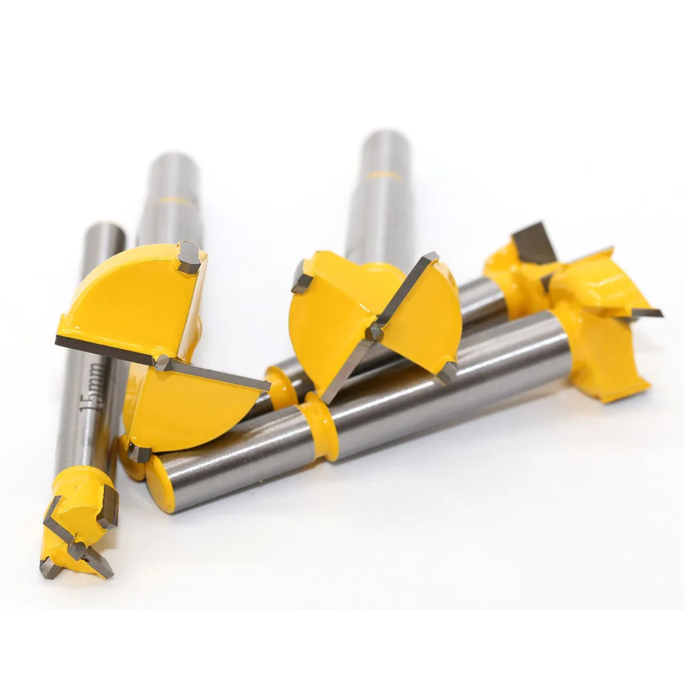 Forstner Drill Bit Set | 5-Piece Hinge Boring Kit | 15-35mm Precision Woodworking - Thumbnail 7