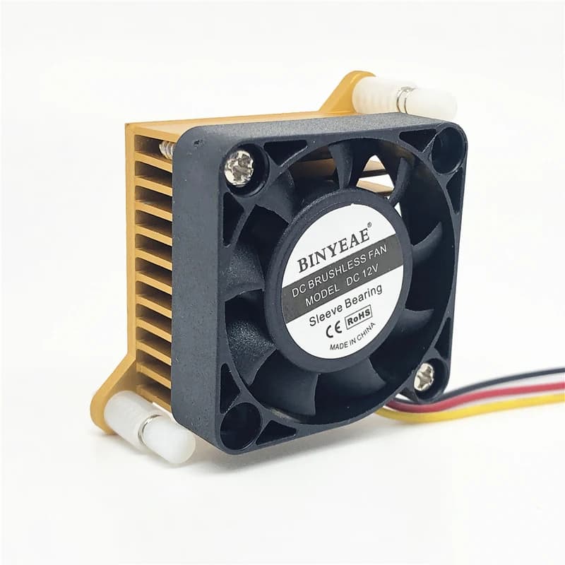 40mm Premium Cooling Fan | 5V/12V/24V DC | 40x40x10mm Heat Sink Cooler | 2-Pin & 3-Pin Compatible - Thumbnail 5