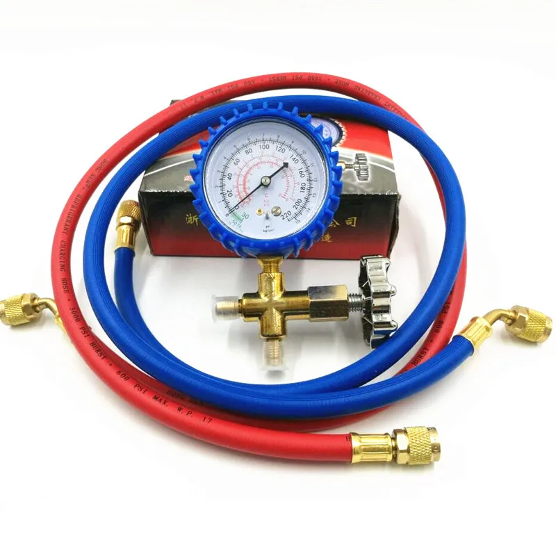 150W Vacuum Pump Set | With Pressure Gauge & Refrigerant Tube | Complete AC Service Kit - Thumbnail 7