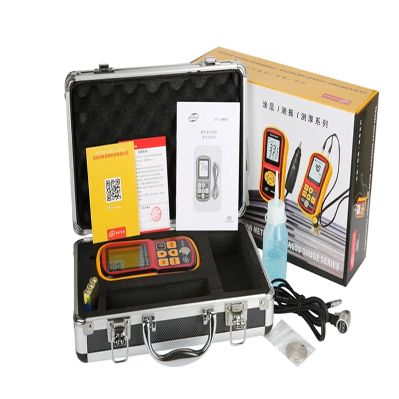 Ultrasonic Thickness Gauge | GM100 Digital Meter for Metal & Steel | 1.2-220mm Range - Thumbnail 2
