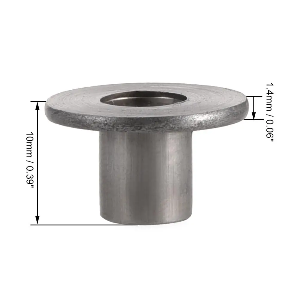 M6 M8 Tee Nuts for Woodworking | Carbon Steel Round Base | 30-Piece Brad Hole Fastener Kit - Thumbnail 4