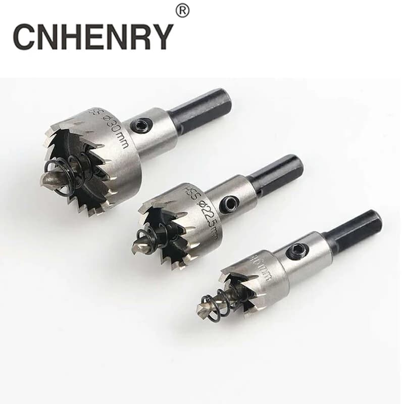 HSS Hole Saw Kit | 12-35mm Metal Cutting Set | High-Speed Steel for Stainless Steel & Power Tools - Thumbnail 5