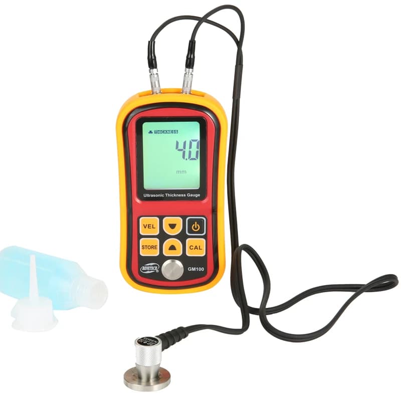 Ultrasonic Thickness Gauge | GM100 Digital Meter for Metal & Steel | 1.2-220mm Range - Thumbnail 4
