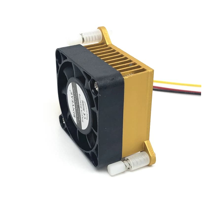 40mm Premium Cooling Fan | 5V/12V/24V DC | 40x40x10mm Heat Sink Cooler | 2-Pin & 3-Pin Compatible - Thumbnail 4