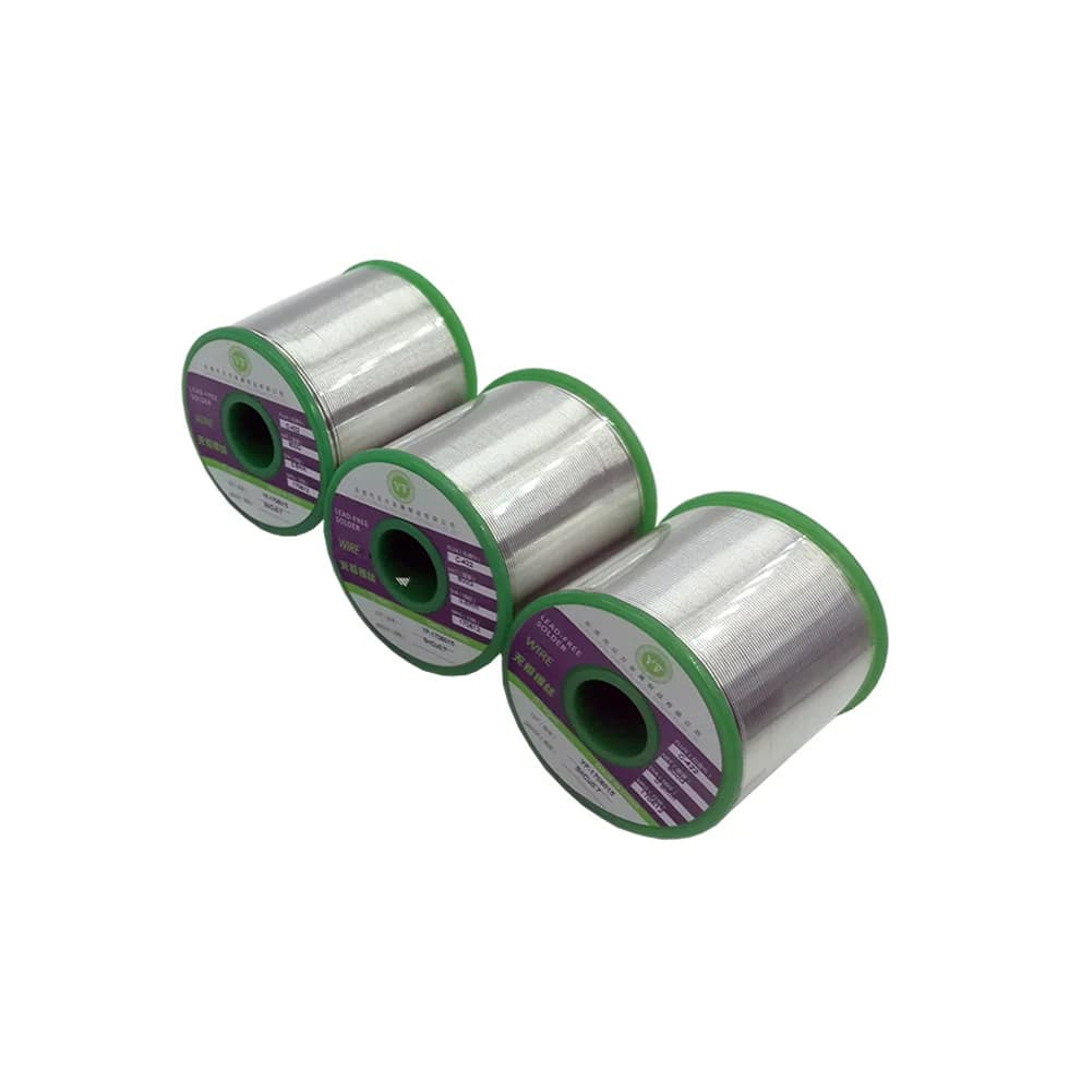Lead-Free Solder Wire | 99% Tin, 0.3% Silver Alloy | 1kg Spool with Rosin Core - Thumbnail 2