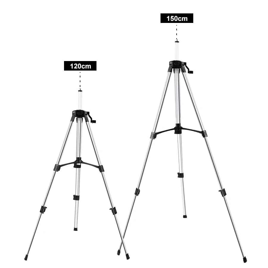 Level Tripod | 1.5m Coated Aluminum | Compatible with Line & Rotary Lasers - Thumbnail 2