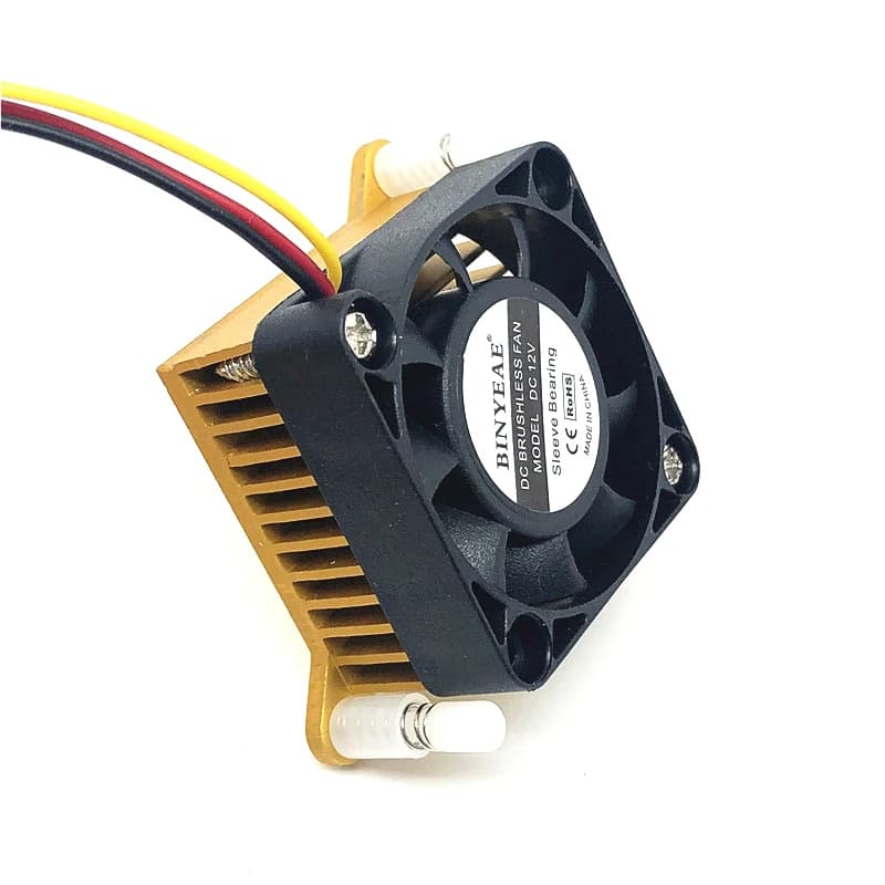 40mm Premium Cooling Fan | 5V/12V/24V DC | 40x40x10mm Heat Sink Cooler | 2-Pin & 3-Pin Compatible - Thumbnail 6
