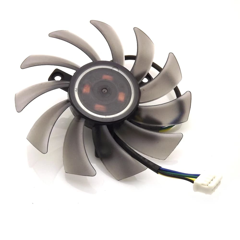 Free Shipping T128010SH 12V 0.25A 75mm 40x40x40mm For ASUS GTX560 HD5870 Graphics Card Cooling Fan 4Wire 4Pin - Thumbnail 4