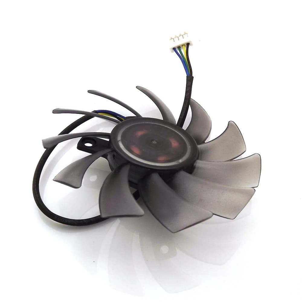 Free Shipping T128010SH 12V 0.25A 75mm 40x40x40mm For ASUS GTX560 HD5870 Graphics Card Cooling Fan 4Wire 4Pin - Thumbnail 3