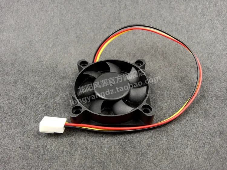 High-Performance 50mm Cooling Fan | 5V/12V/24V DC | 2-Pin & 3-Pin for PC & 3D Printer - Thumbnail 3