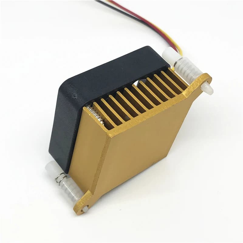 4010 DC cooling fan with integrated heat sink for graphics cards, available in 5V, 12V, and 24V models with 2PIN or 3PIN connectors.