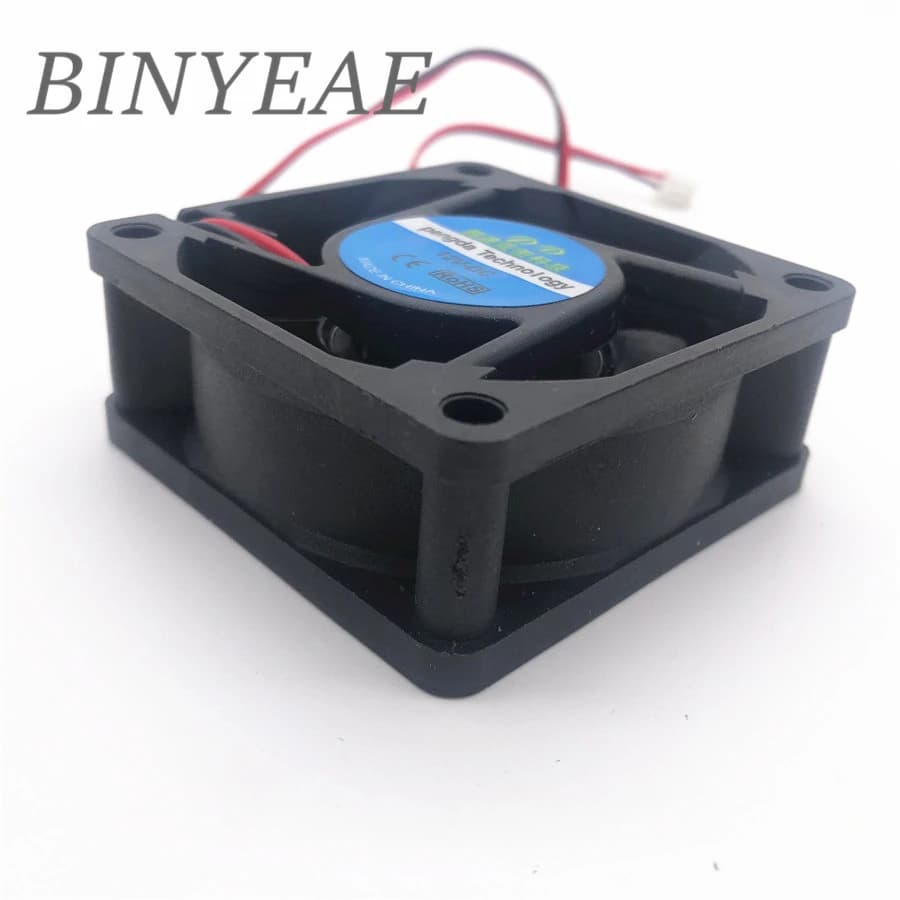 High-Performance 60mm PC Cooling Fan | 6025 Series | 5V/12V/24V DC | 2-Pin Connector - Thumbnail 3