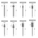 8pcs X(ACDF)
