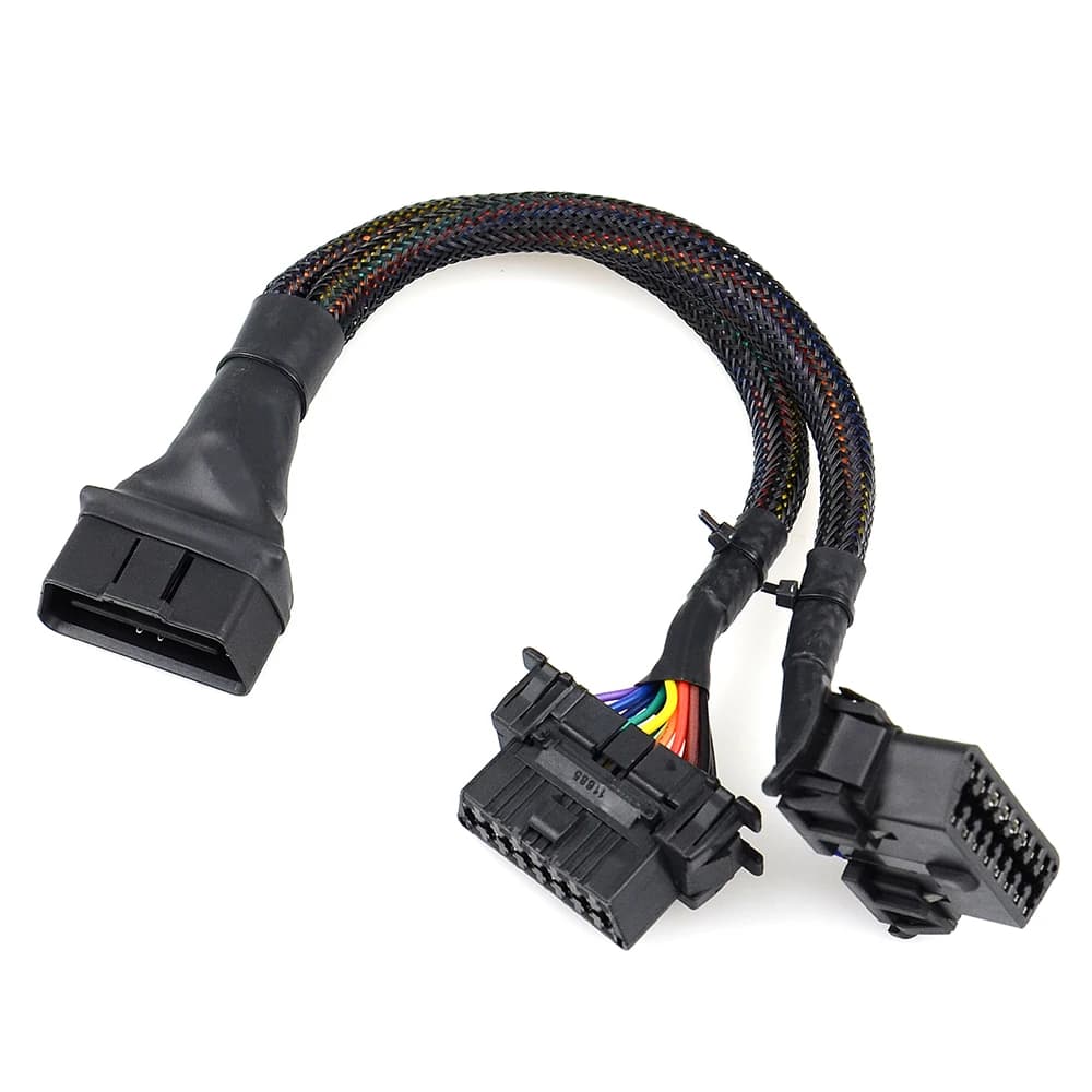 Extension Cable | 16-Pin Male to Female Connector | For ELM327 & Auto Scanner Tools - Thumbnail 2