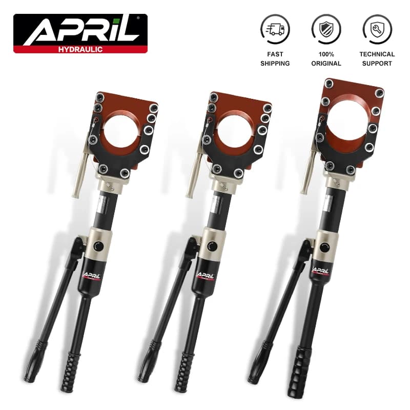 Hydraulic Cable Cutter | 75mm, 85mm, 95mm Capacity | Heavy-Duty Manual Shear Tool - Thumbnail 2