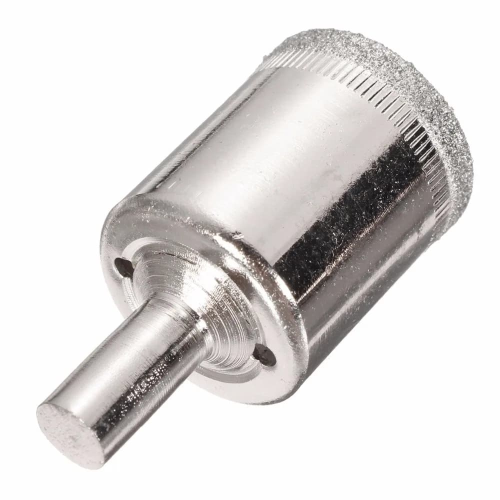 Diamond Hole Saw Kit | 15-Piece Set for Glass, Tile & Stone | 6mm-50mm Core Bits - Thumbnail 4
