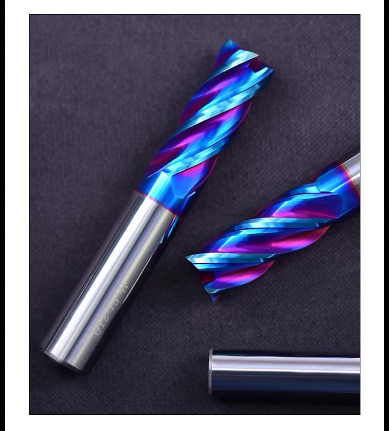 4 Flute Carbide End Mill | HRC65 Hardness | CNC Tungsten Steel Cutter Bit - Thumbnail 6