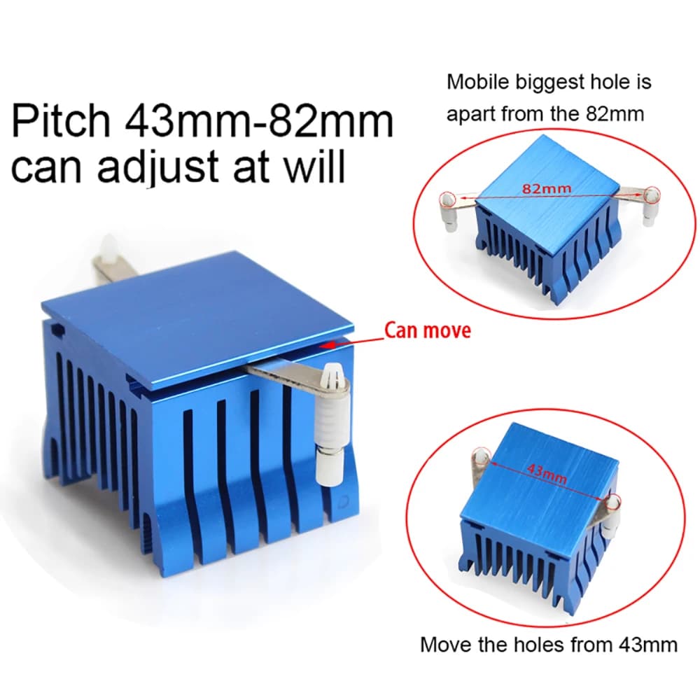 Aluminum Northbridge Heatsink Cooler | 40mm Silent Fan | Enhanced PC Cooling Solution - Thumbnail 6
