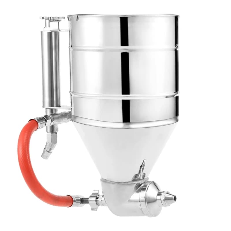 3500ml Air Hopper Spray Gun | 6 Nozzle Texture Kit | Drywall & Plaster Painting Tool - Thumbnail 2