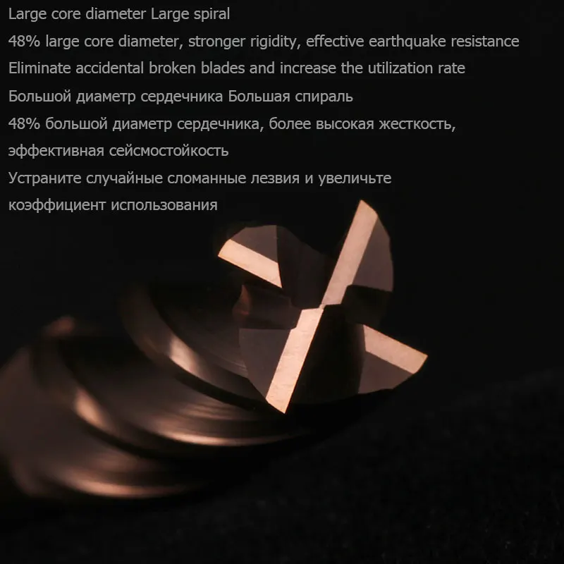 CNC End Mill Kit | HRC55 Tungsten Carbide Coating | High-Performance Milling Cutters - Thumbnail 3