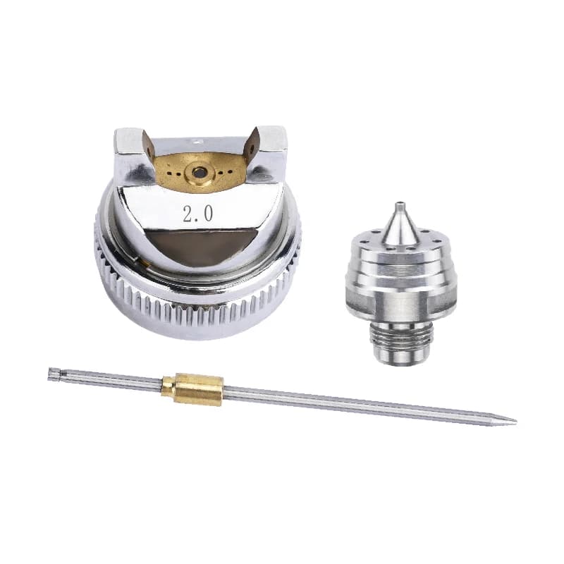 Spray Gun Nozzle Kit | 1.4mm 1.7mm 2.0mm Needle Cap Set | For H-827 Airbrush Tools - Thumbnail 3