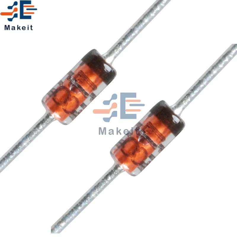 Professional-Grade 1N914 Diode | 50-Piece Electronics Kit | Fast-Switching Signal Component - Thumbnail 2