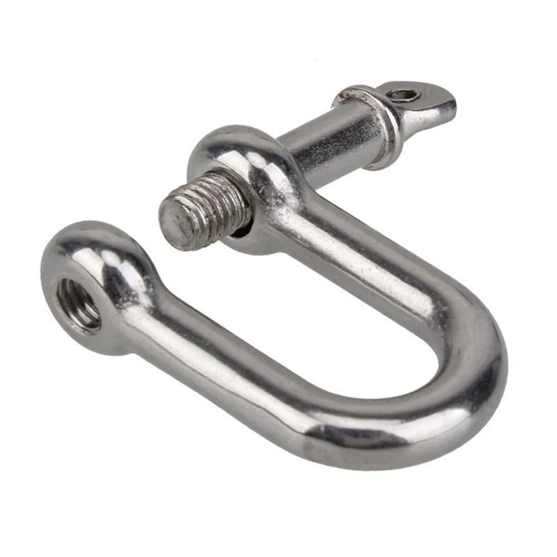 Steel Bow Shackle | M10 Screw Pin | For Boat Anchor Rigging - Thumbnail 2