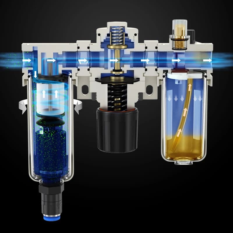 Pneumatic Filter | G3/8 Oil & Water Separator | AC3010 Series for Compressed Air Systems - Thumbnail 4